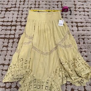 NWT Free People hankercheif skirt.